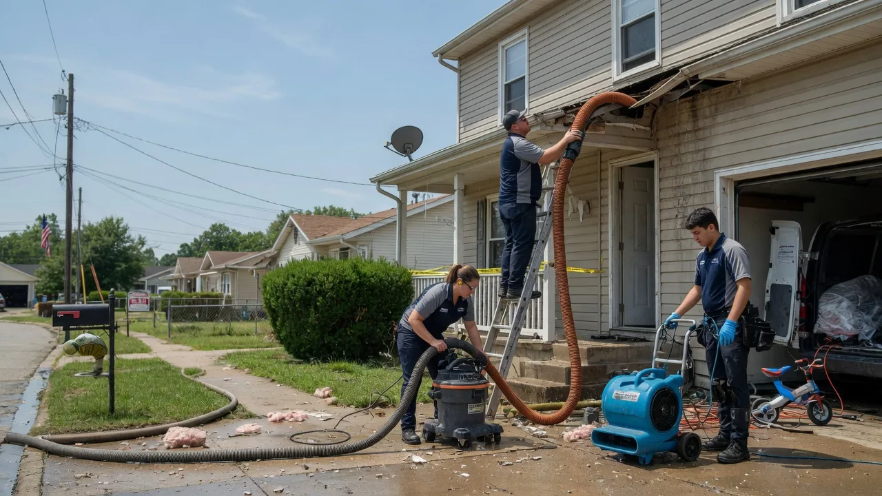 Water Damage Restoration in Justin, TX near me